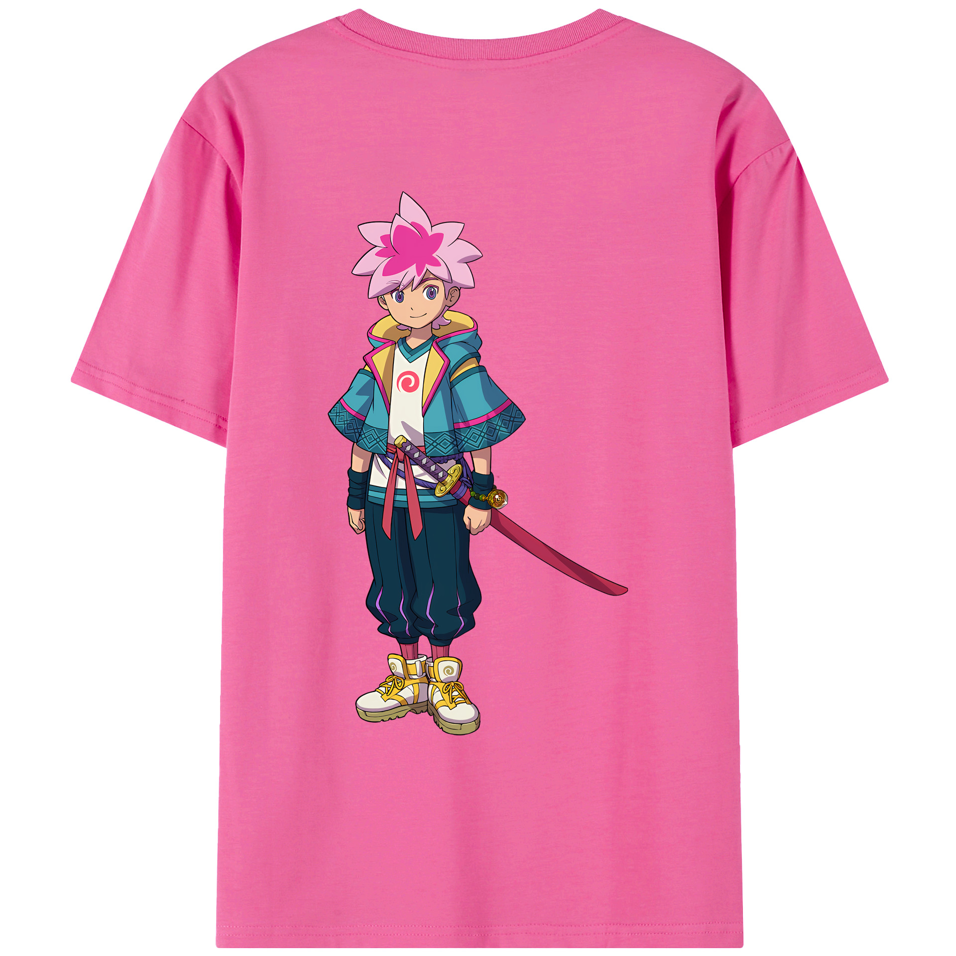 （画像用） 妖怪ウォッチ Yo-kai Watch レディース半袖Tシャツ(バックプリント)